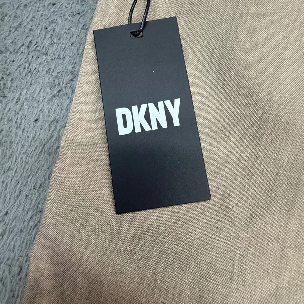 DKNY Dress Pants Men 36x30 Sand Flat Front DWLLPD7Y0021 DWEL